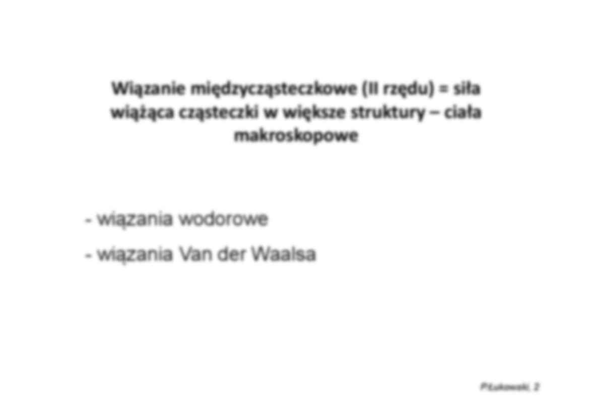 Wiązania chemiczne II rzędu - strona 2
