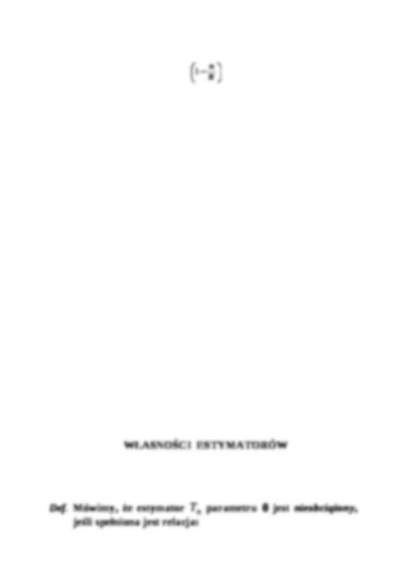 Estymacja - obszerna definicja - strona 3