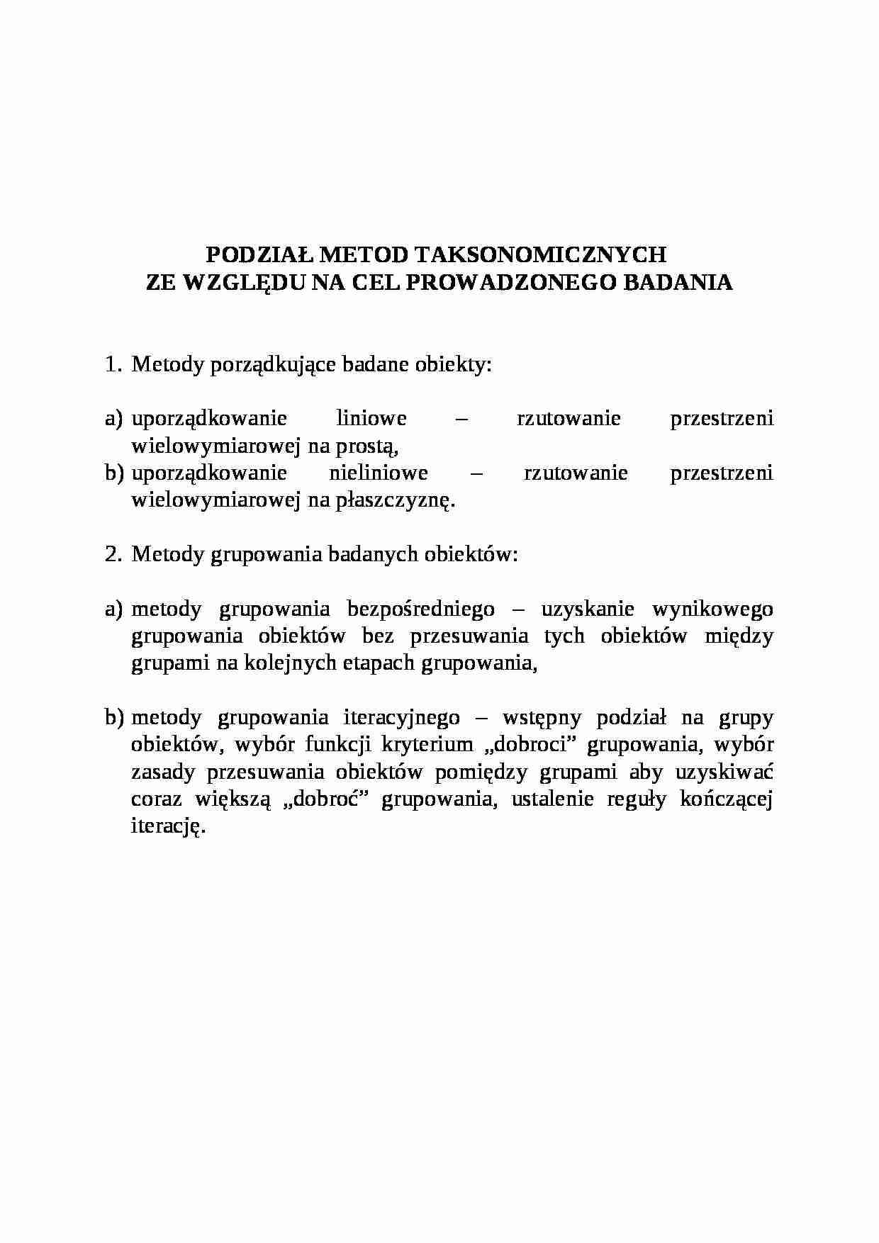 Metody porządkowania liniowego - strona 1