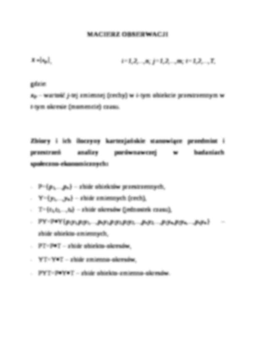 Metody wielowymiarowej analizy porównawczej - metody taksonomiczne - strona 3