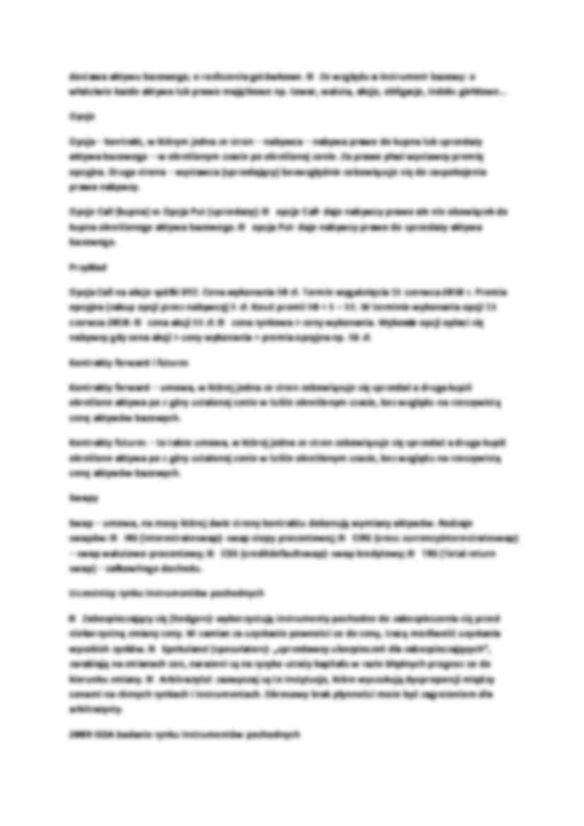 Międzynarodowe rynki finansowe - podstawowe pojęcia - strona 3