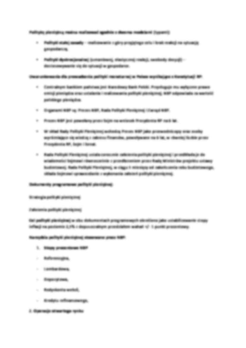 Polityka budżetowa i pieniężna - strona 2