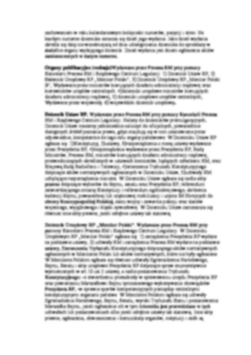 Prawo administracyjne - opracowanie - Akty wewnętrzne - strona 3