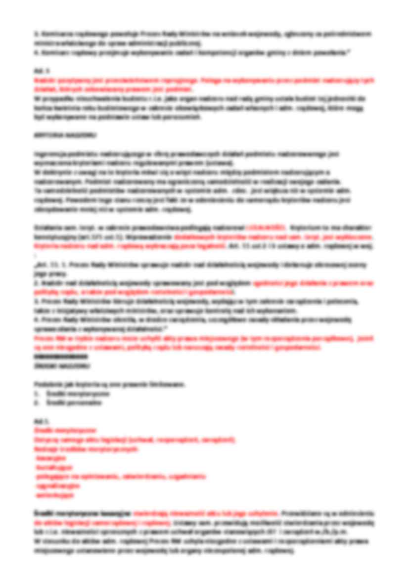 Nadzór nad legislacją administracyjną - strona 2