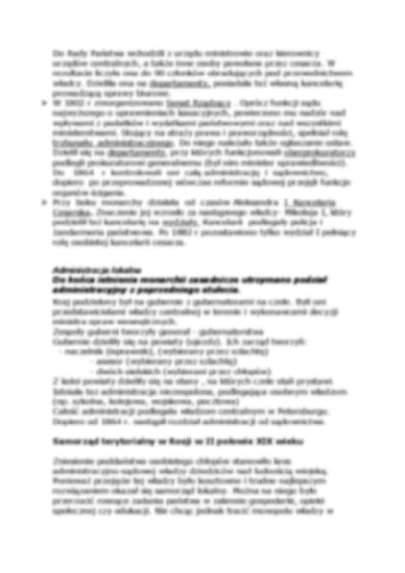 Administracja centralna i lokalna w XIX-wiecznej Rosji - strona 2