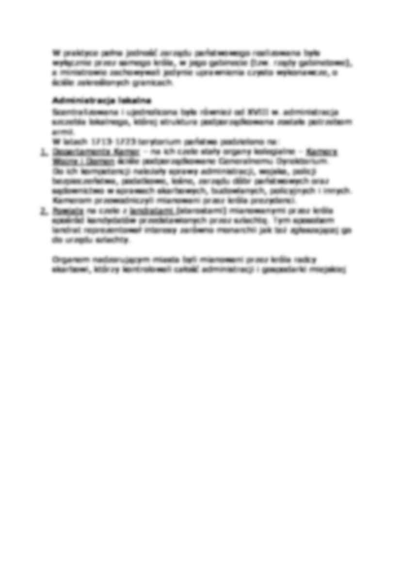 Reformy zarządu w Prusach w XVIII wieku - strona 2
