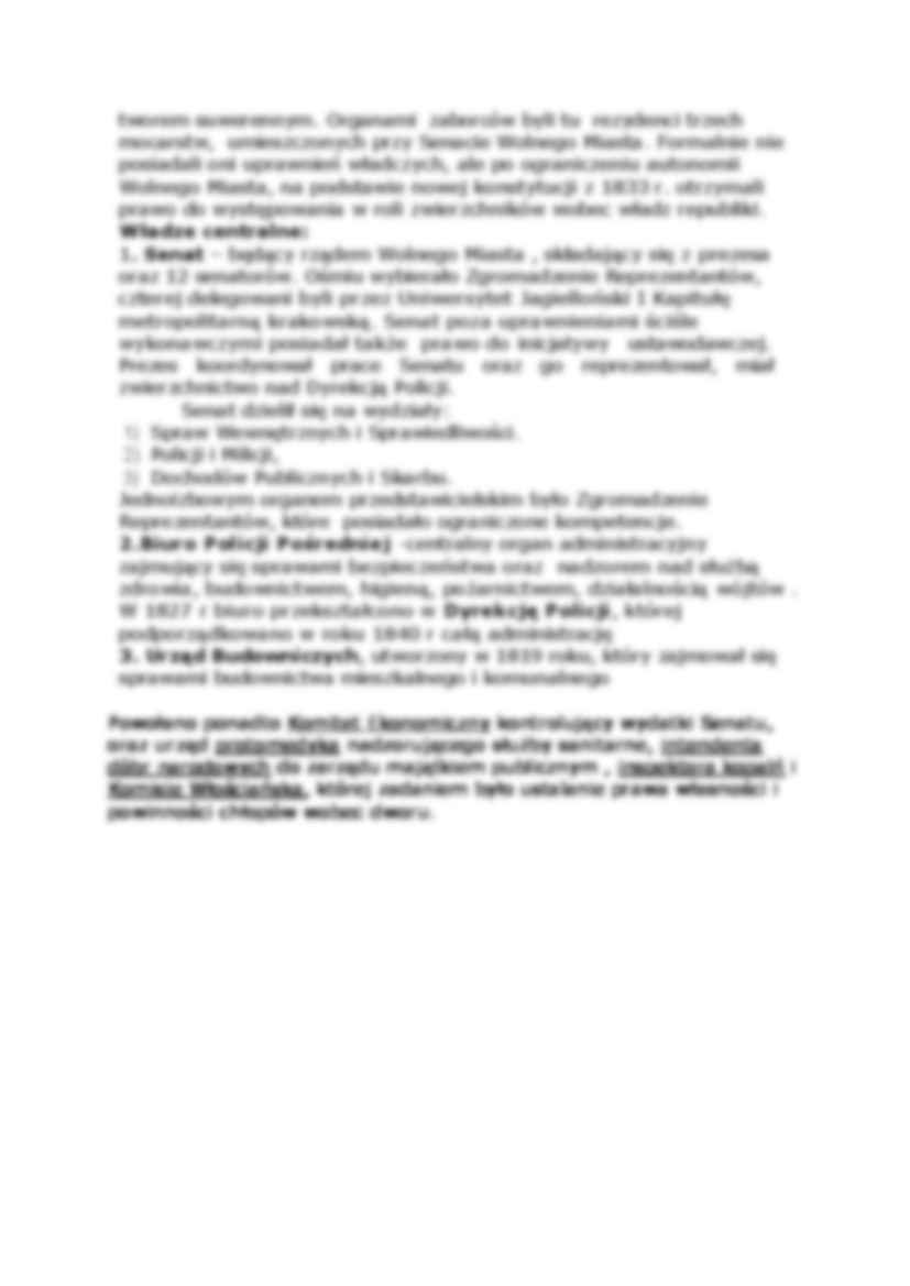 Władze centralne Wolnego Miasta Krakowa - strona 2