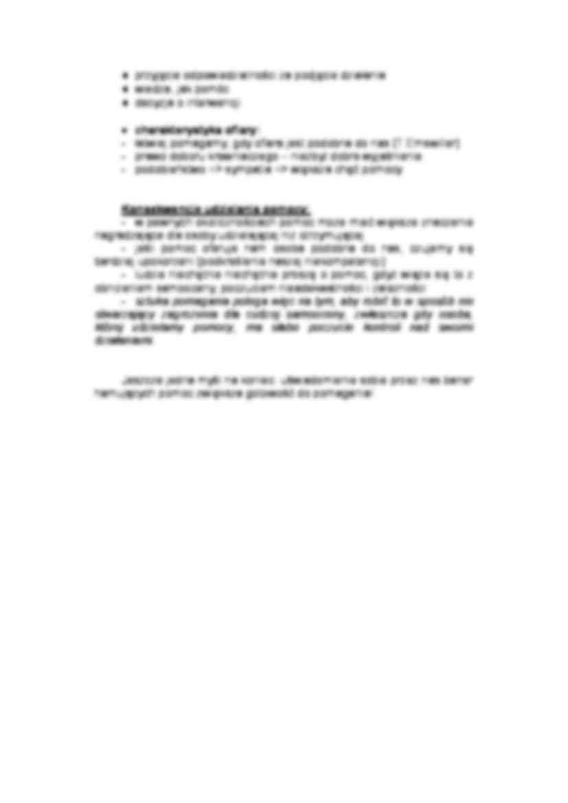 Sytuacyjne determinanty prospołecznego zachowania - strona 3