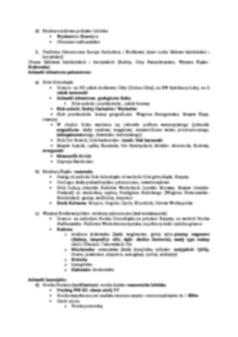 Struktury tektoniczne Polski - strona 2