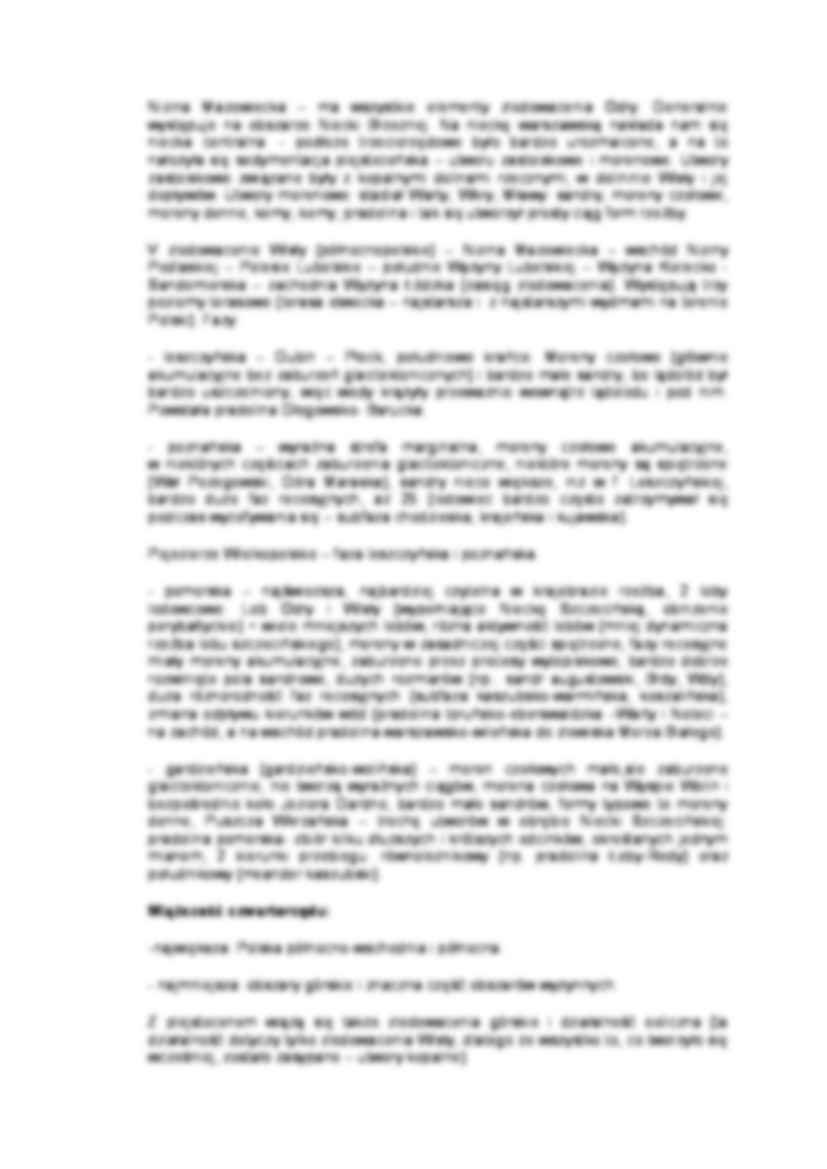 Wykład 6 z geografii fizycznej Polski - strona 3