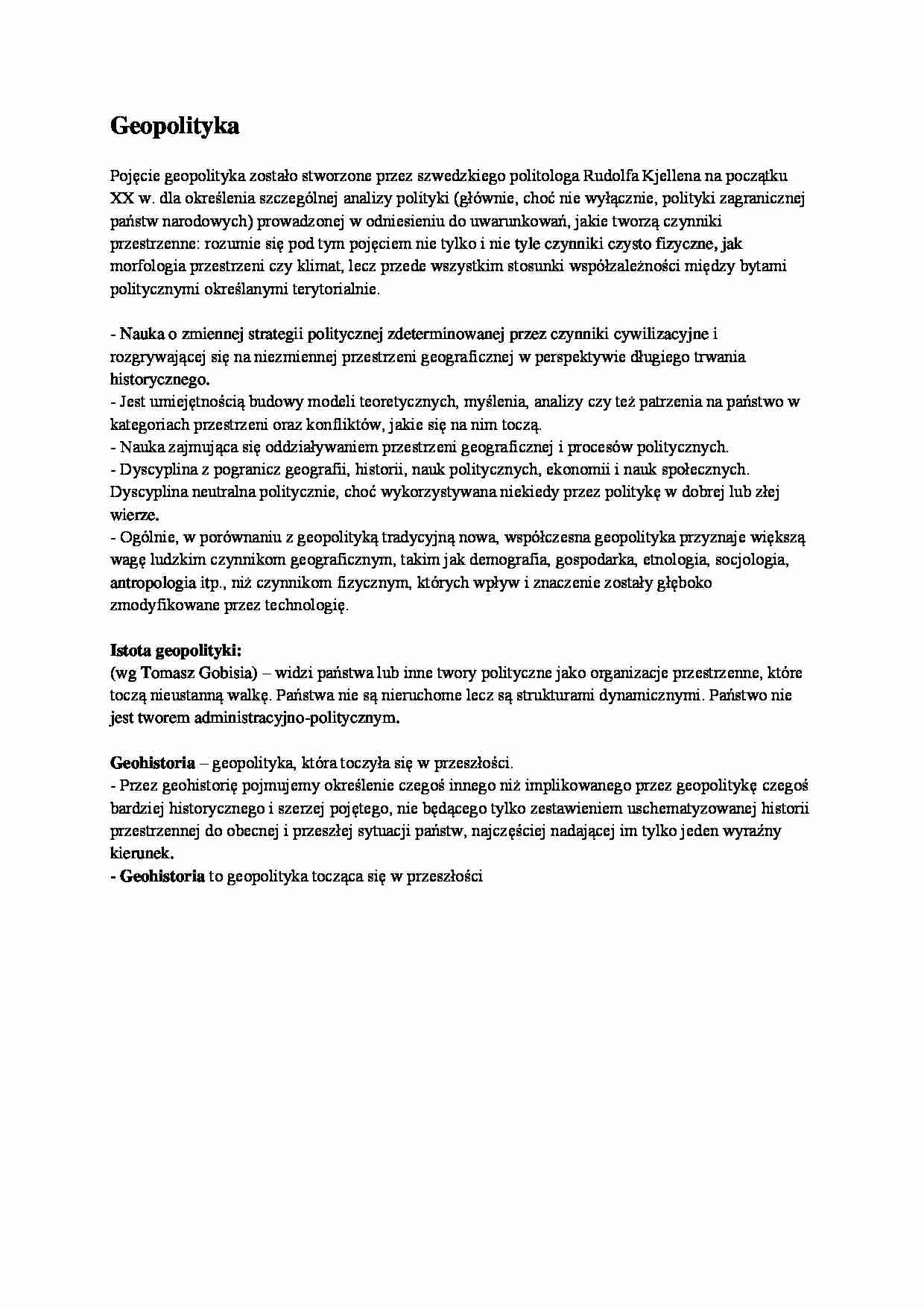 geopolityka - strona 1