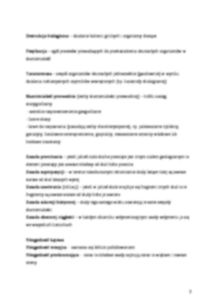 Zagadnienia na zaliczenie z geologii historycznej - strona 2