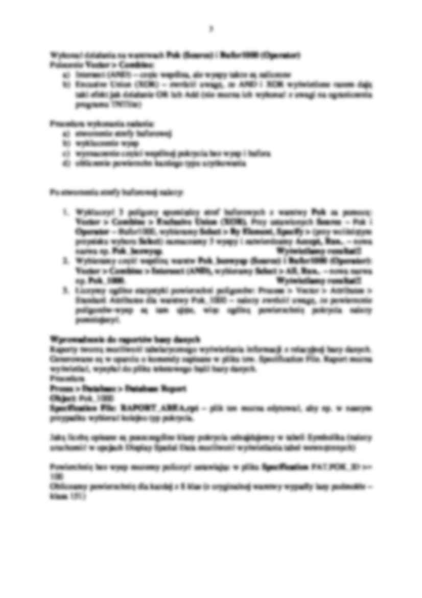 PODSTAWY ANALIZ WEKTOROWYCH - BUFORY I OPERACJE NA WARSTWACH - strona 3