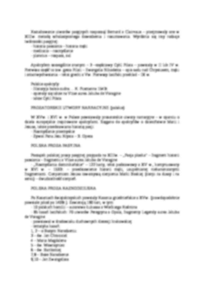 Polska proza średniowieczna w wieku XIV i XIV - strona 3