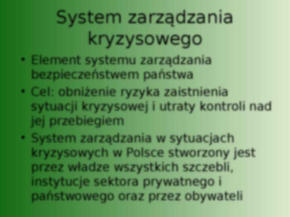 Zasady zarządzania kryzysowego - strona 2