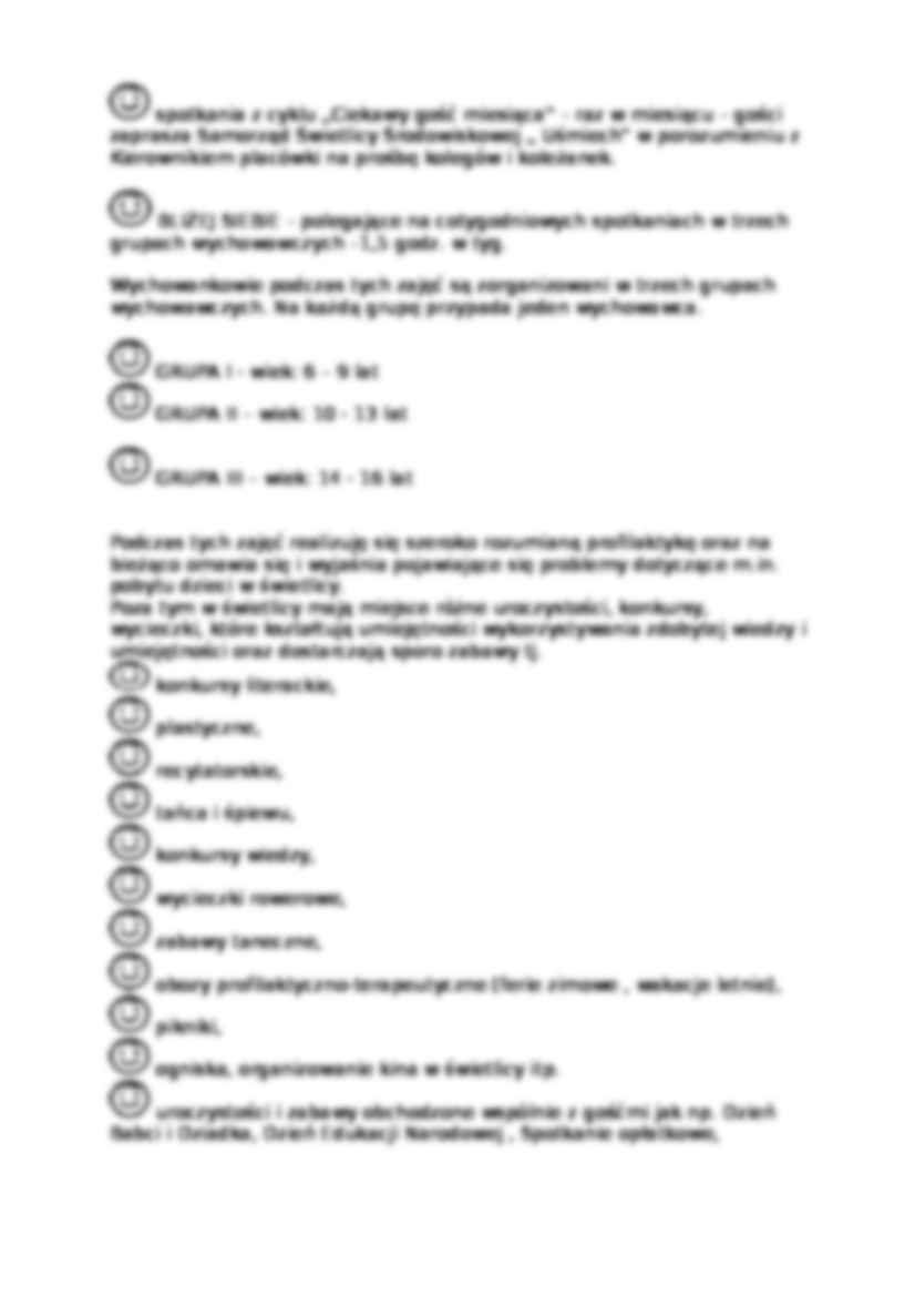 Przykłady działających świetlic środowiskowych - strona 3