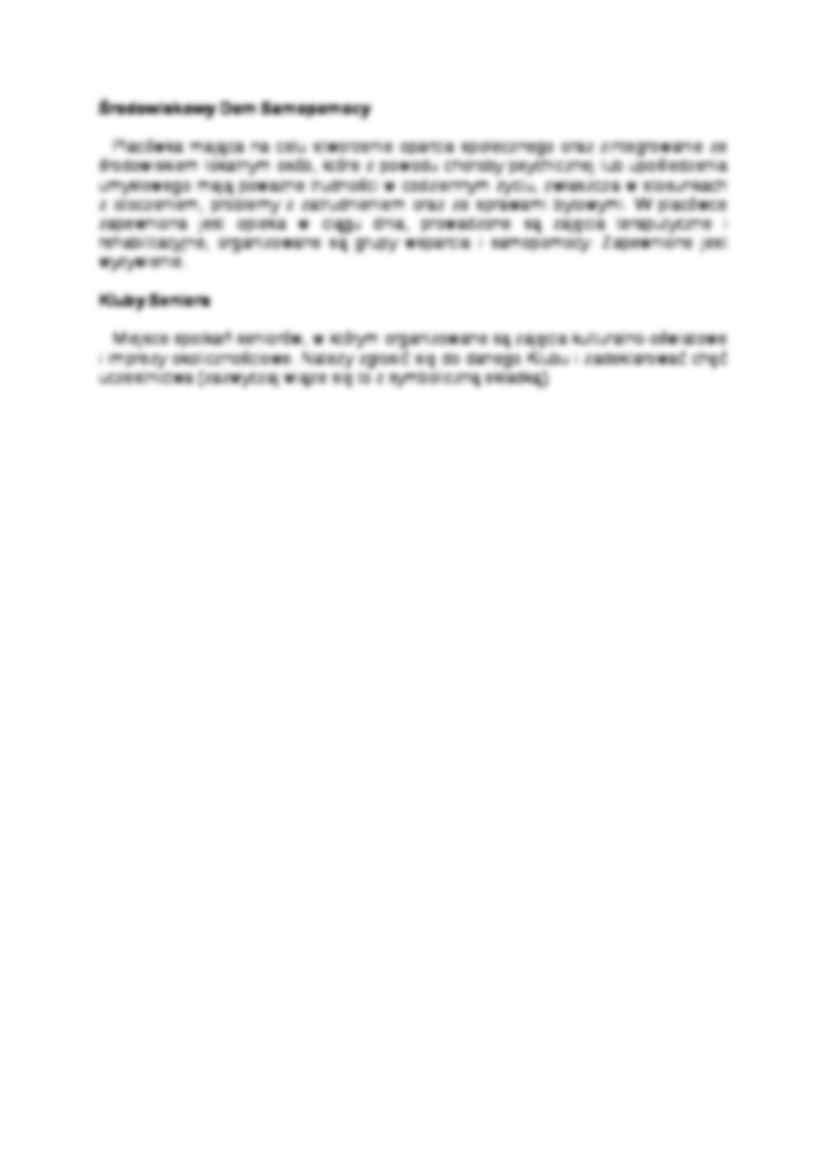 Rodzaje placówek Pomocy Społecznej - strona 2