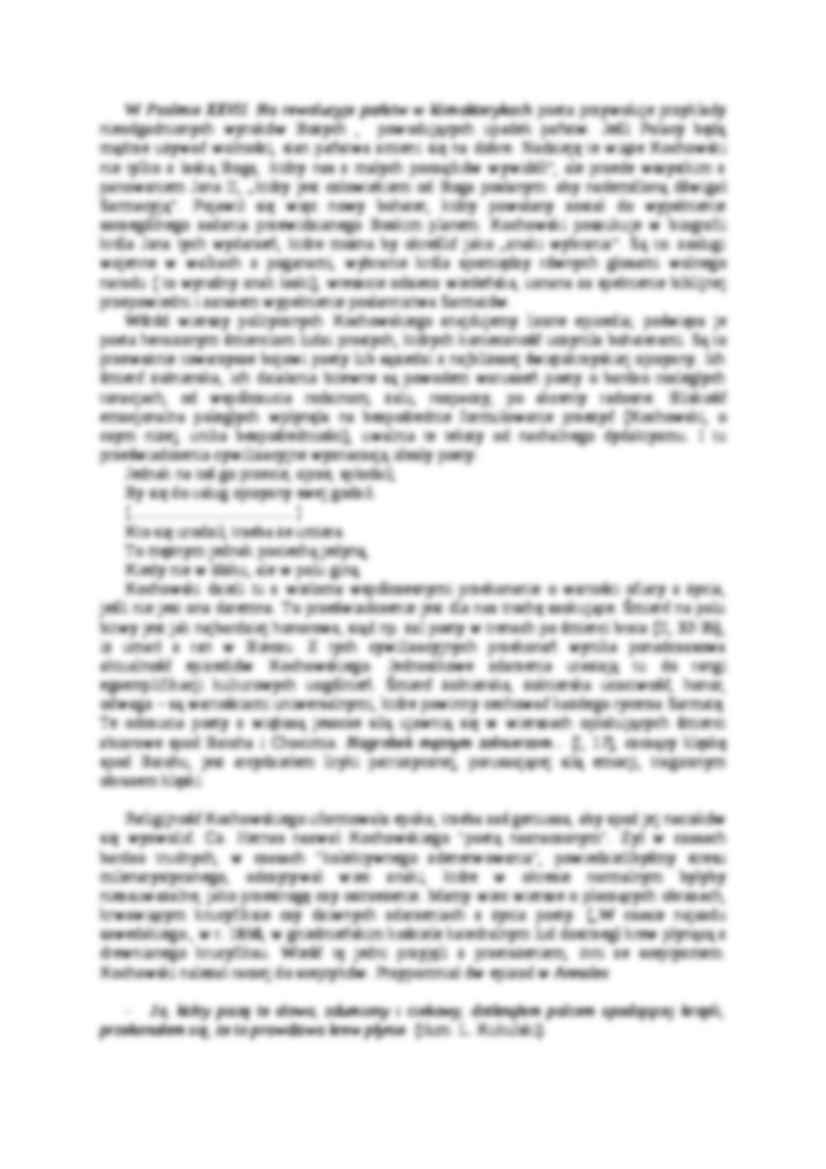 Światopogląd sarmacki w poezjach Wespazjana Kochowskiego - strona 3