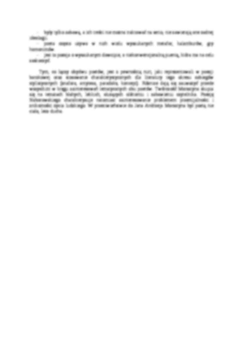 Poezja Naborowskiego i Morsztyna - konceptyzm - strona 2