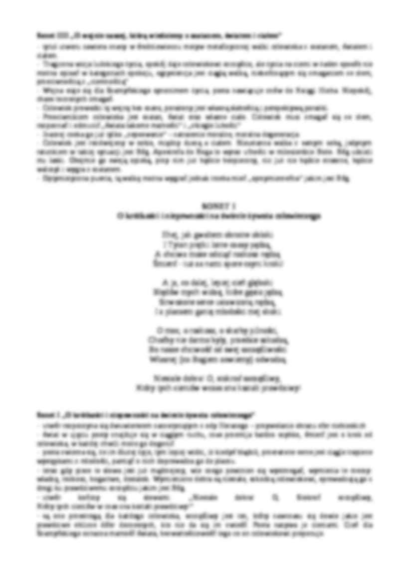 Mikołaj Sęp Sarzyński - sonety - strona 2