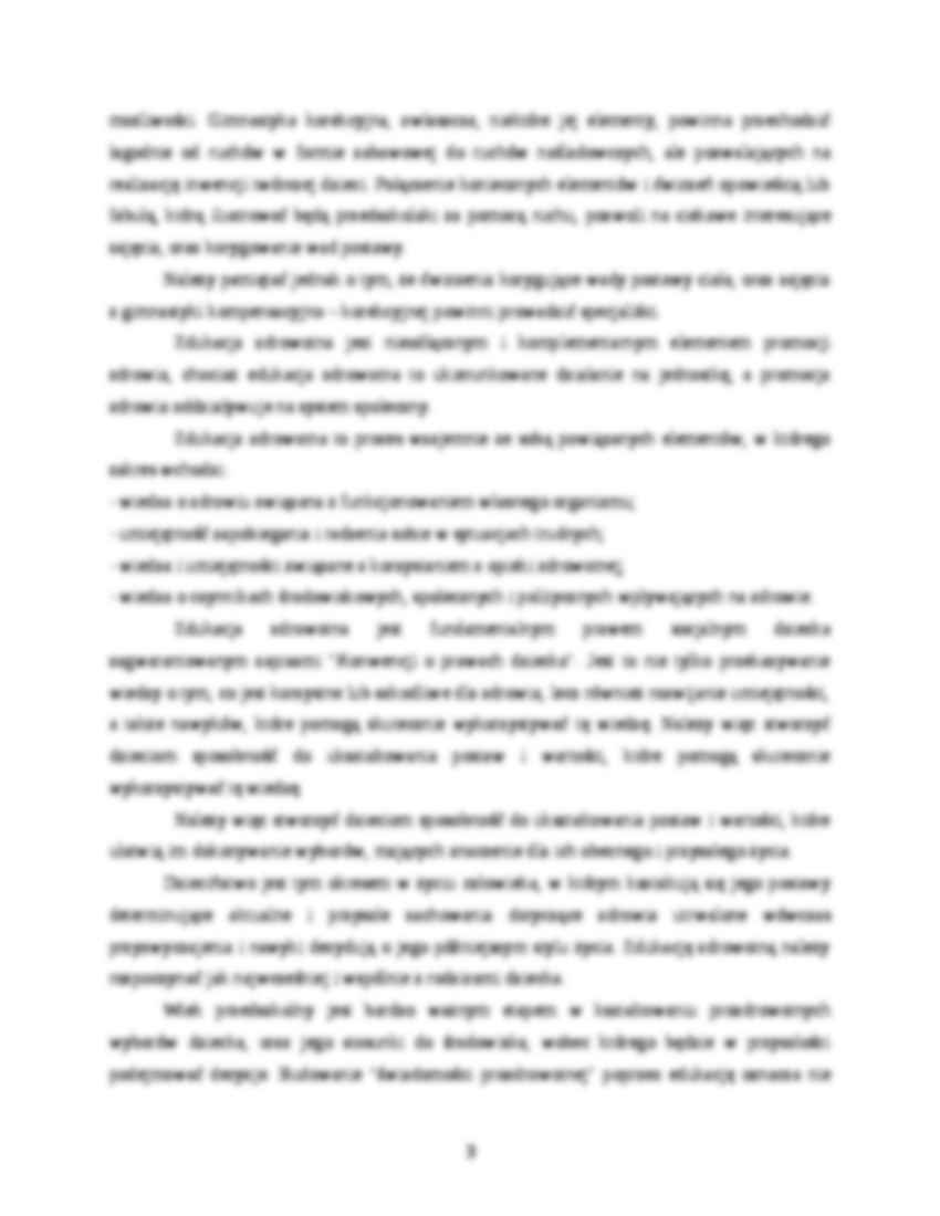 Edukacja zdrowotna w przedszkolu - strona 3