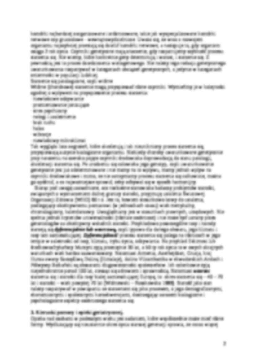 Gerontologia - obszerna definicja - strona 2