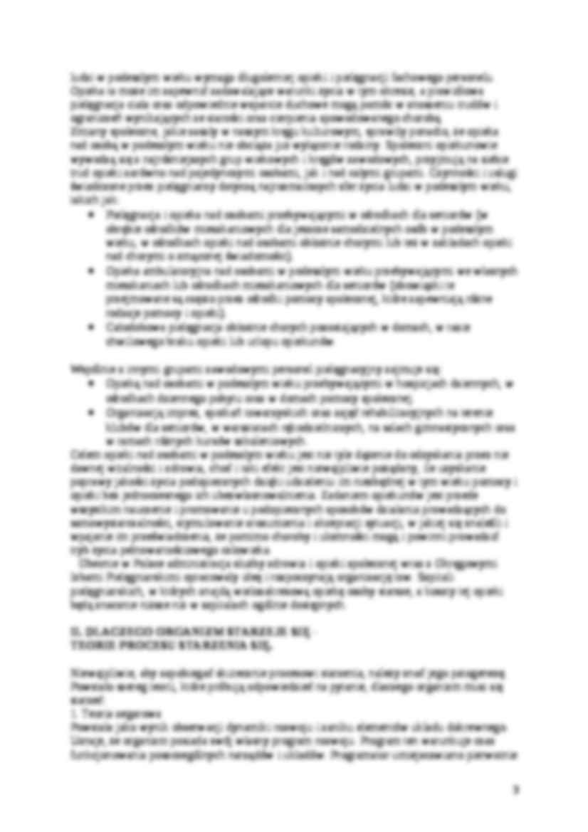 Gerontologia - obszerna definicja - strona 3