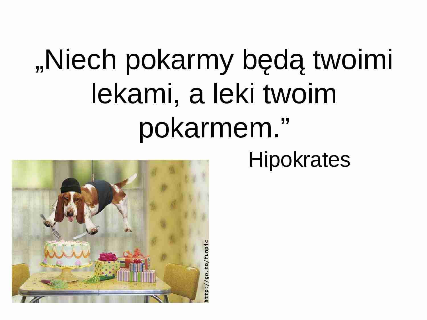 Prezentacja na temat jedzenia - strona 1