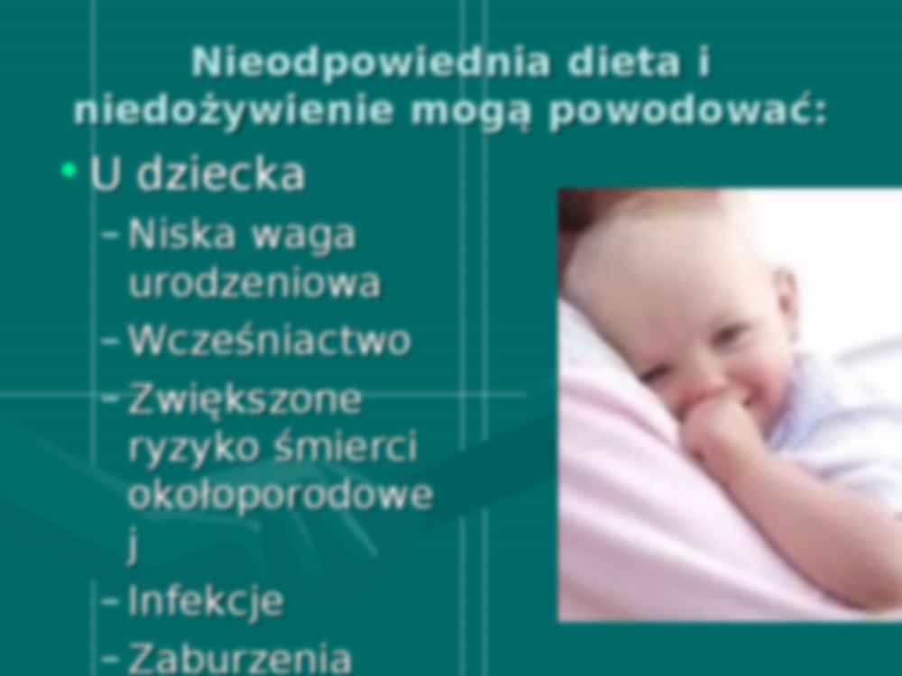 Odżywianie a ciąża - prezentacja - strona 2