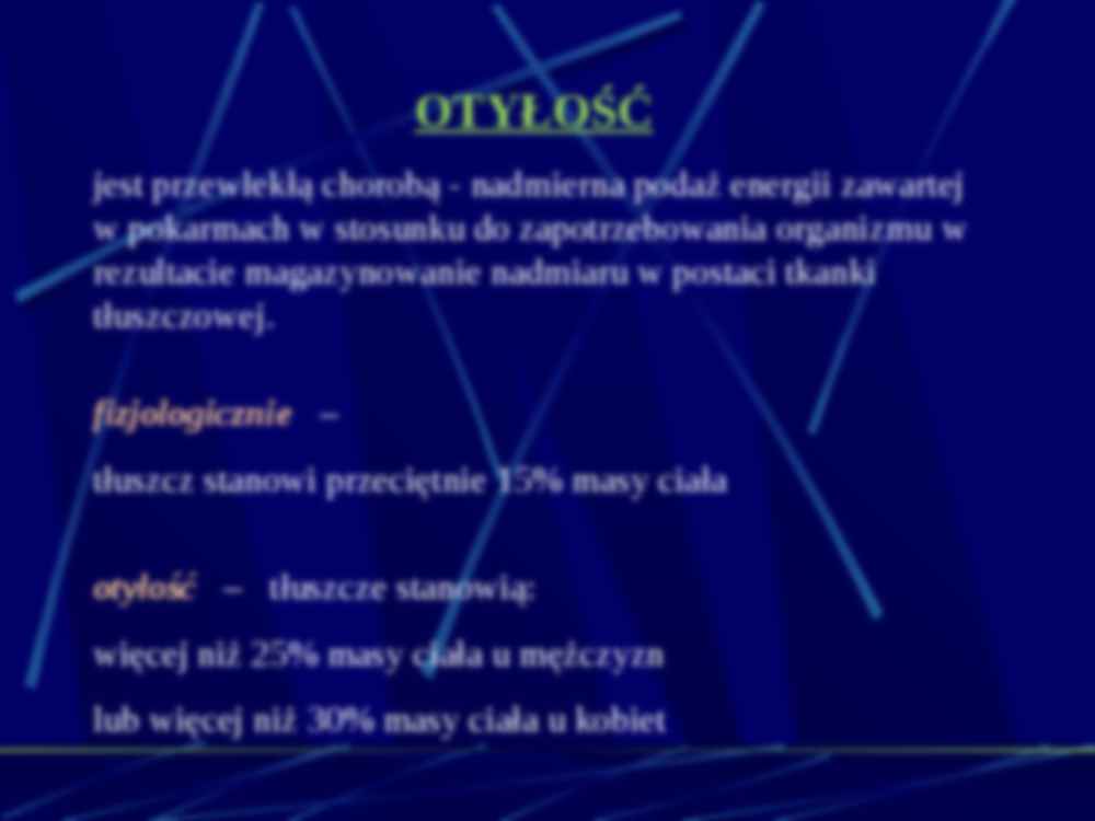 Otyłość i nadwaga, dieta sportowców - prezentacja - strona 2