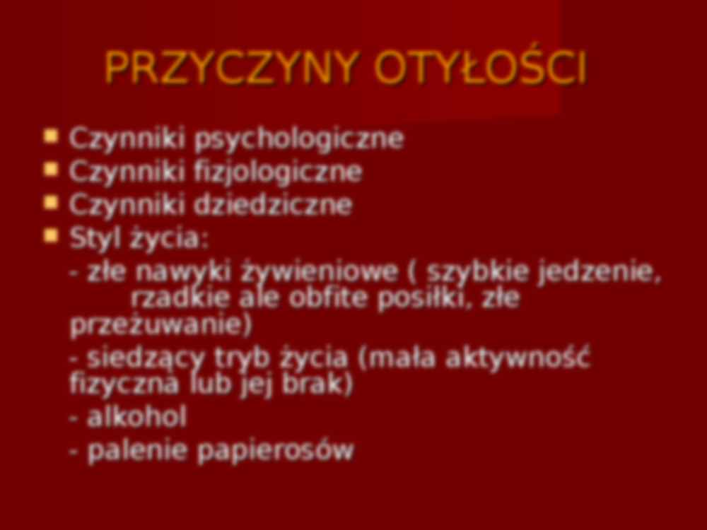 Otyłość i nadwaga - prezentacja - strona 3