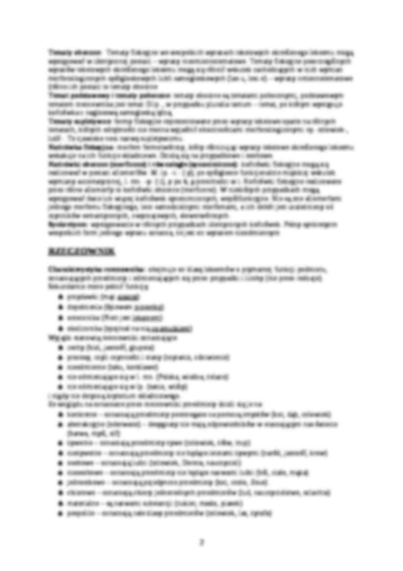 Przedmiot fleksji - opracowanie - strona 2