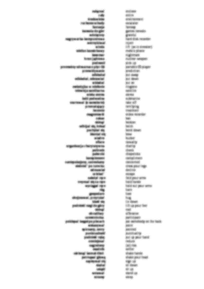 Słówka z języka angielskiego - strona 3