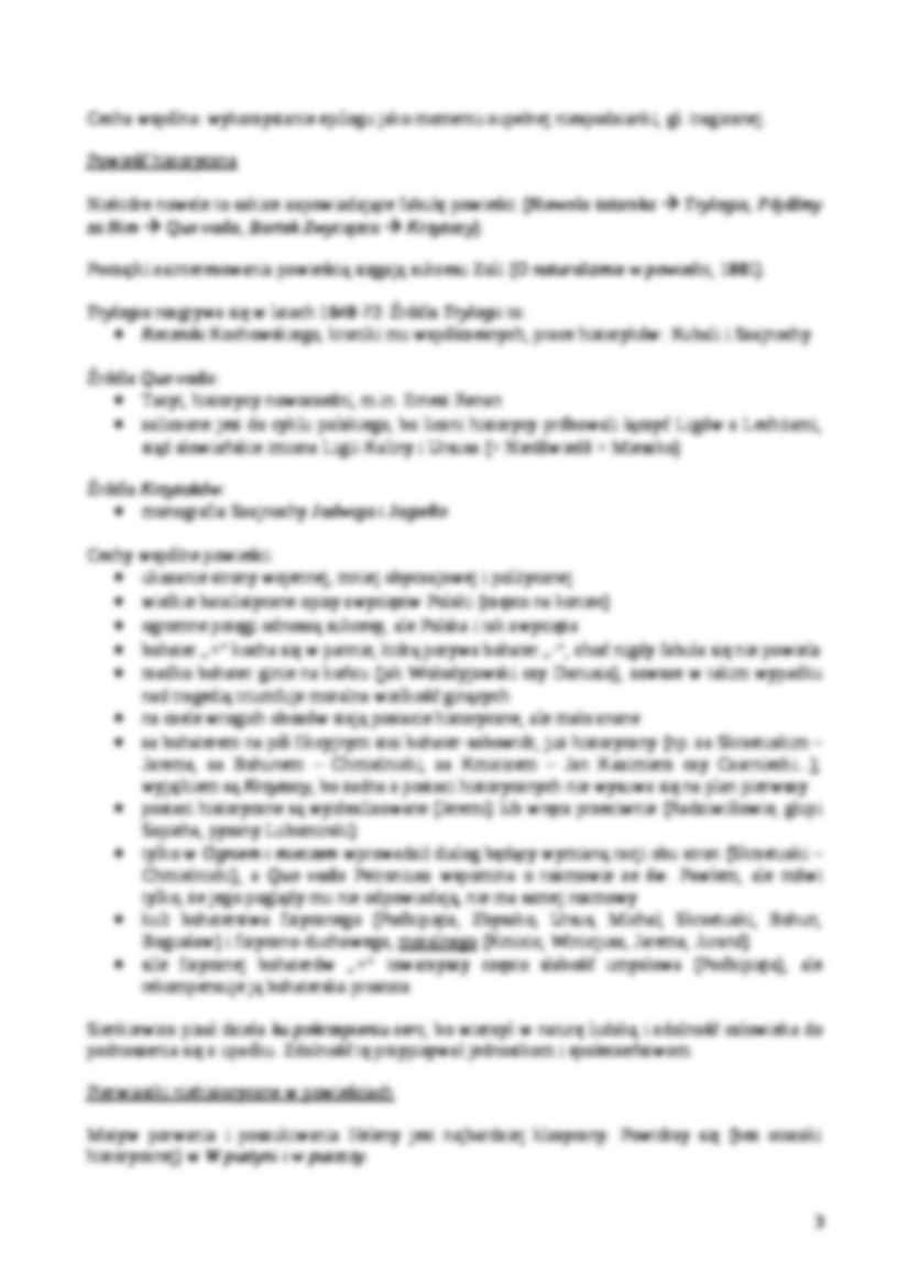 Pozytywizm - Henryk Sienkiewicz - strona 3