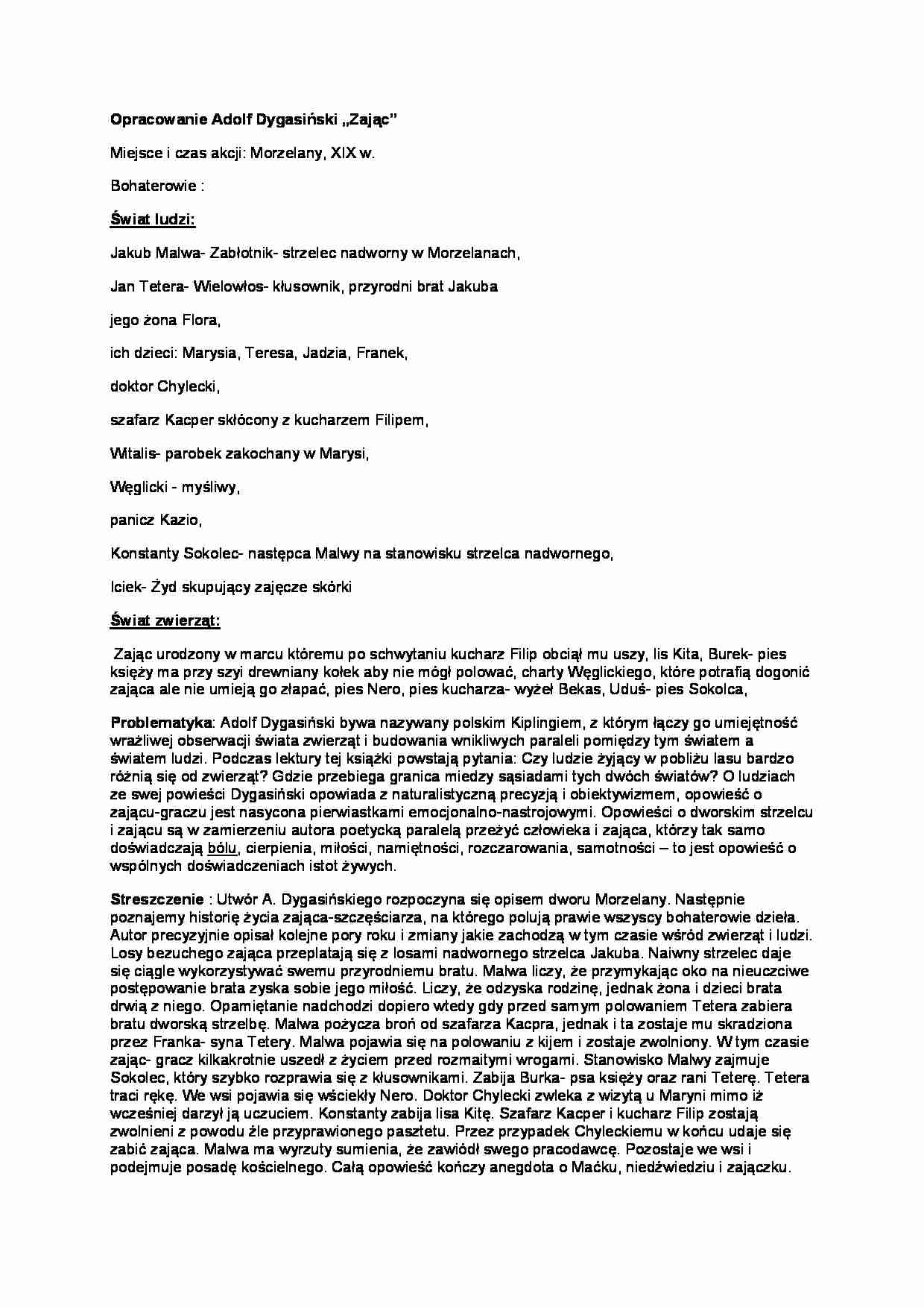 Pozytywizm - definicja i opracowanie - strona 1