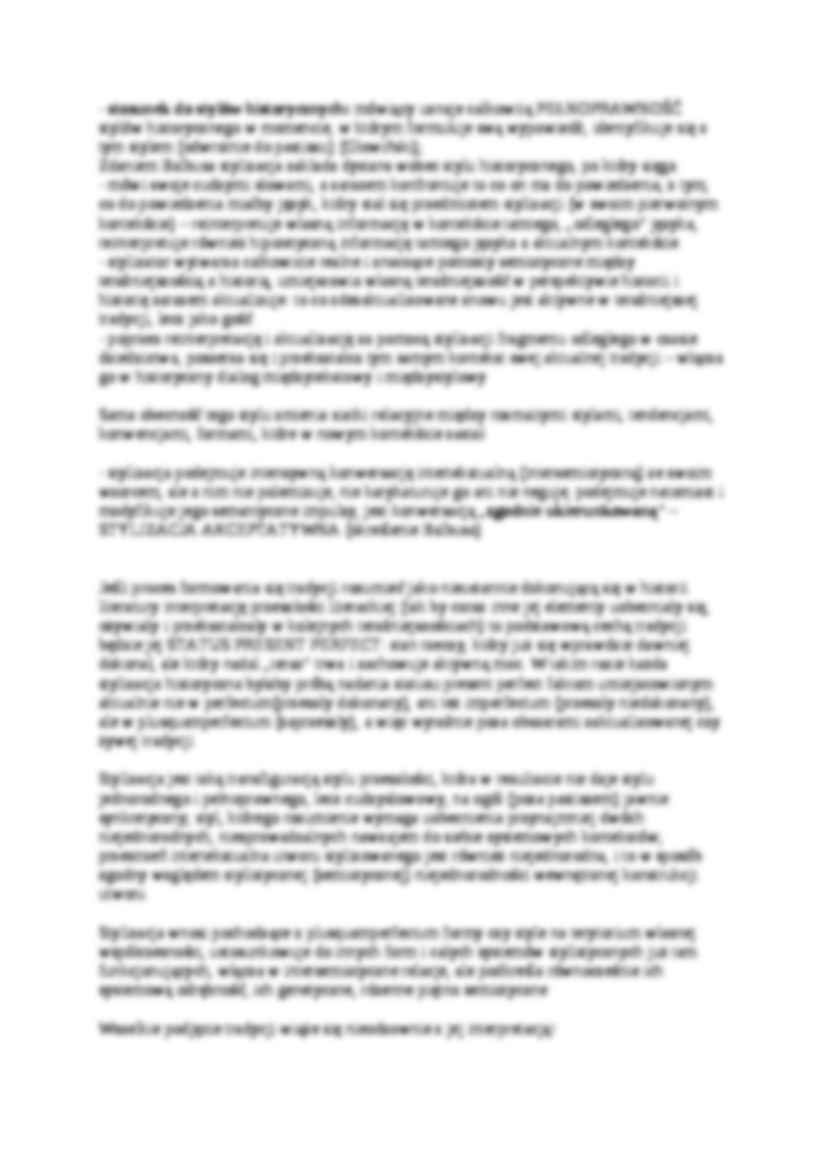  Stanisław Balbus - Historycznoliteracka aktywność stylizacji  - strona 2