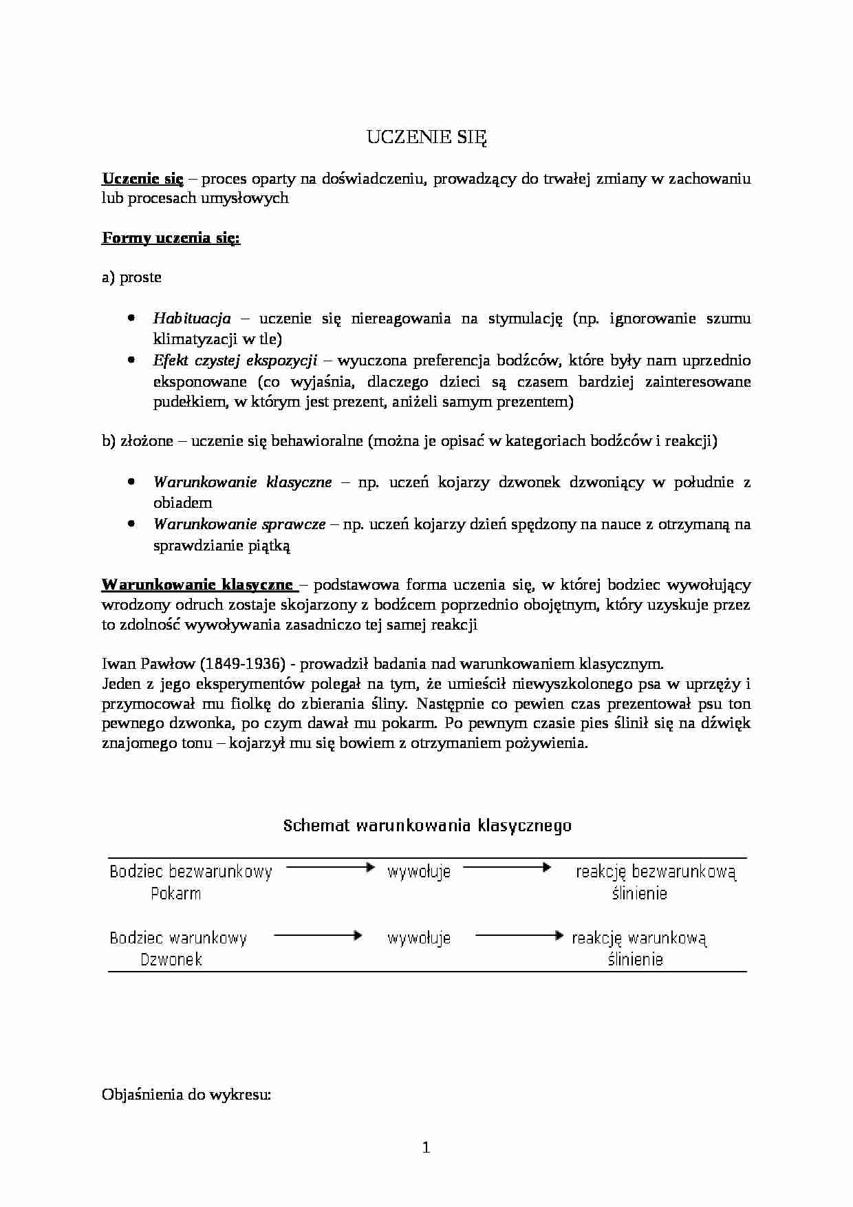 Uczenie się, pamięć, motywacja - strona 1