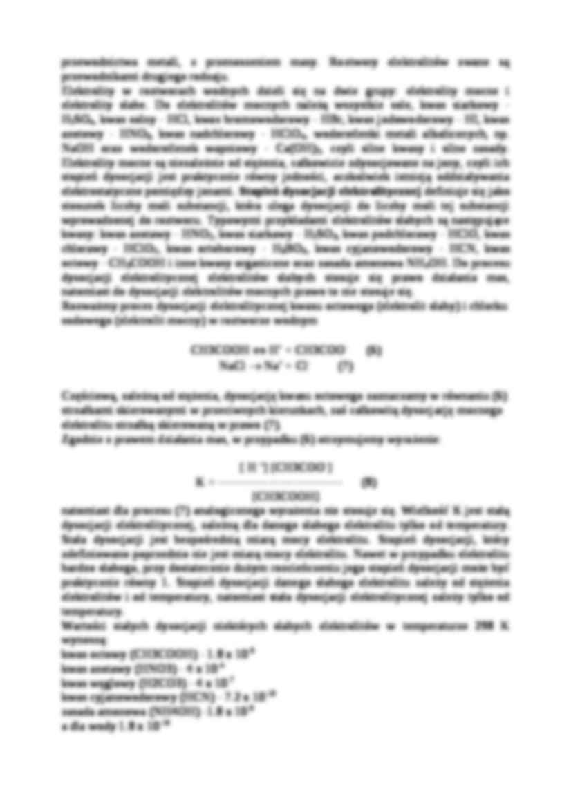 Elektrolity, kwasy, zasady, sole - strona 2