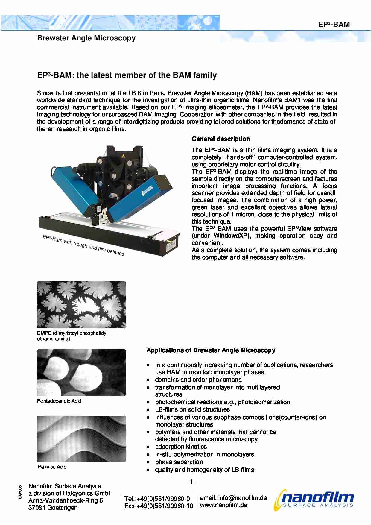 EP3-BAM - Brochure - strona 1