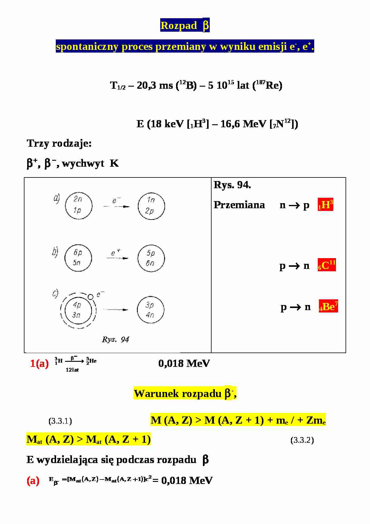 Rozpad beta - strona 1
