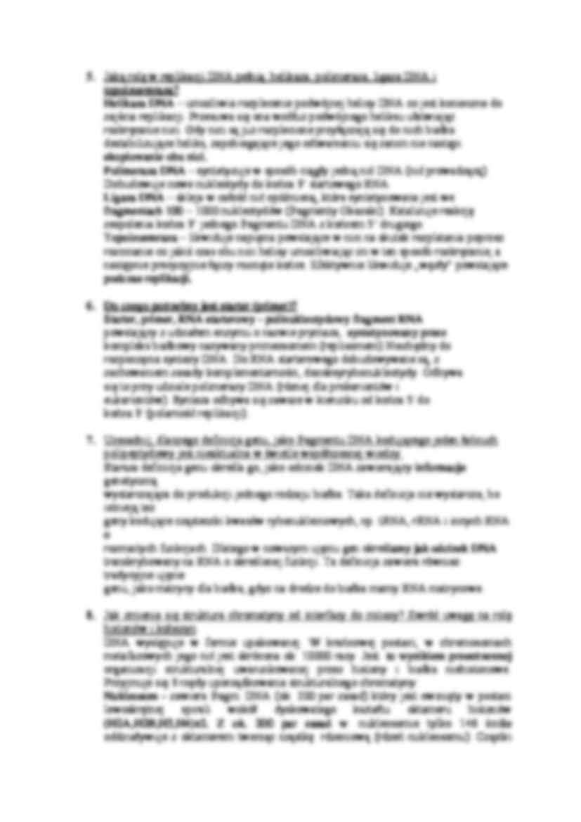 Zagadnienia ogólne i podstaowe wiadomości z genetyki - strona 2