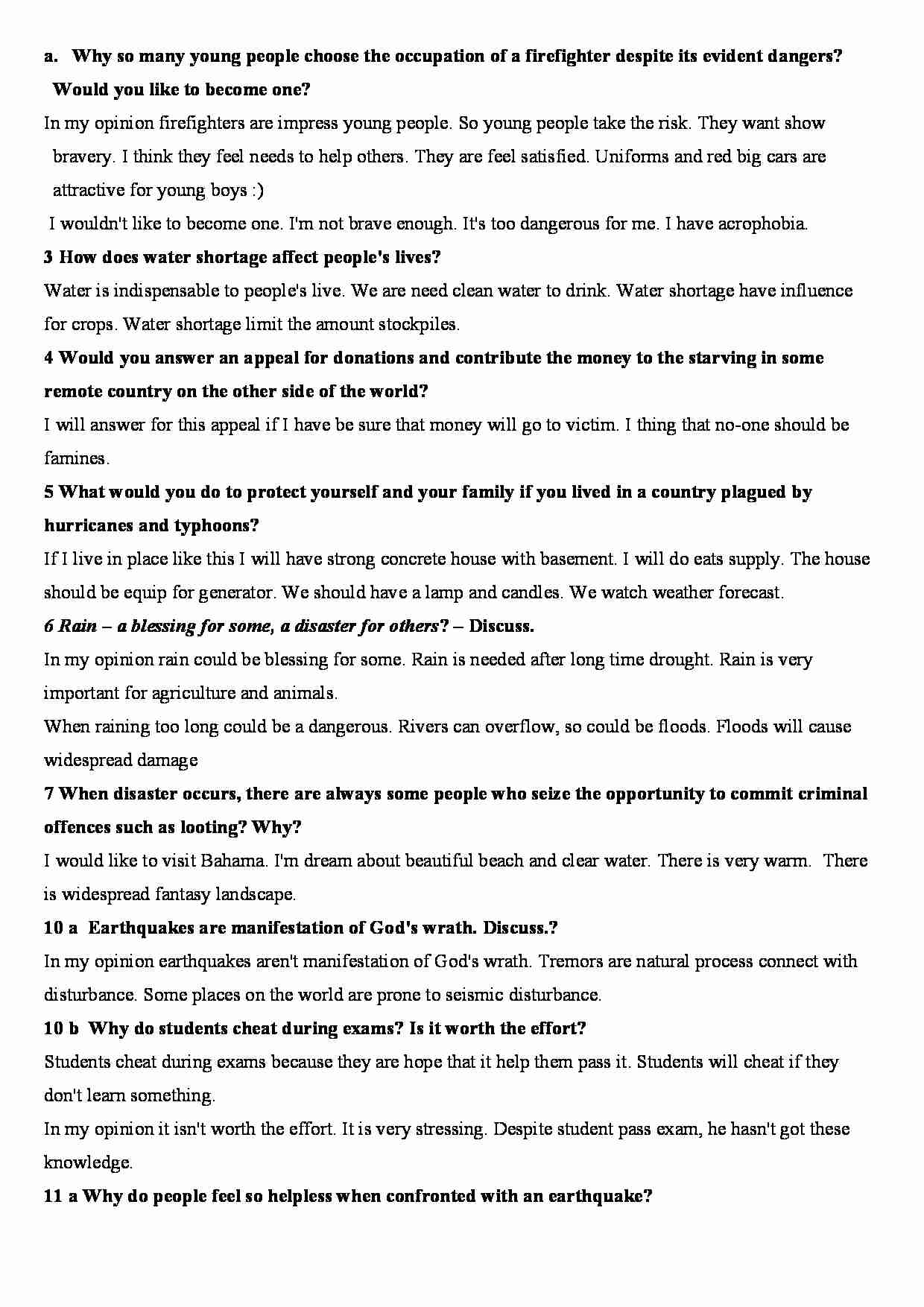 Tematy na ustny egzamin - strona 1