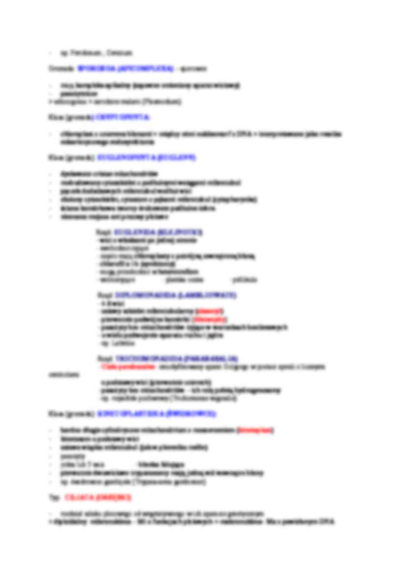 Charakterystyka pierwotniakow - strona 2