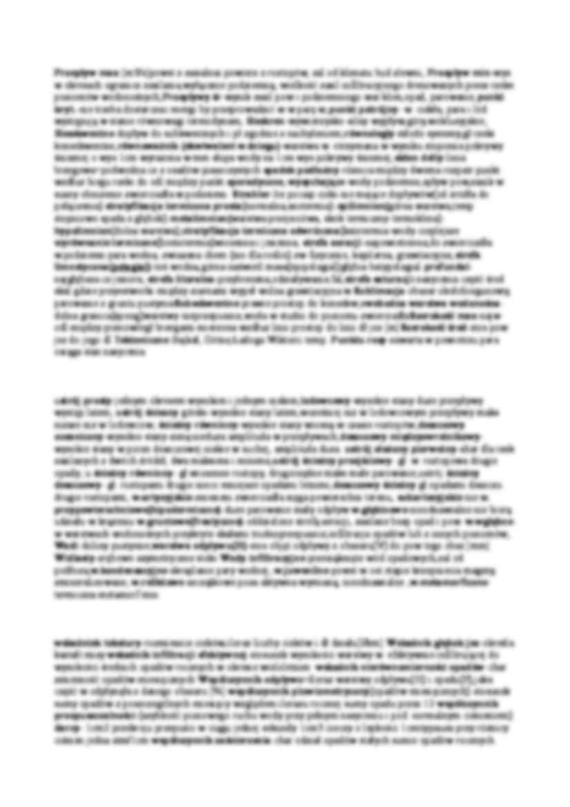 Pojęcia na egzamin z hydrologii - strona 2