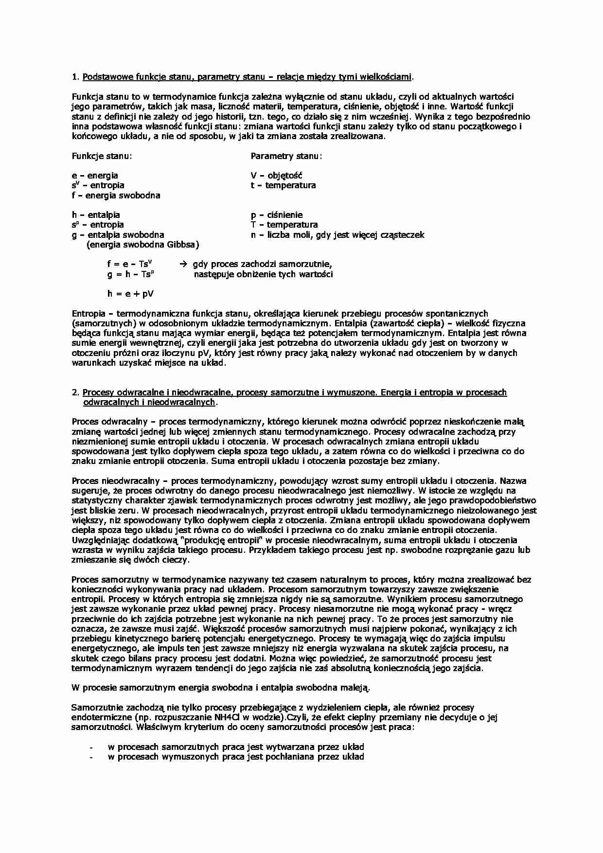 Opracowane zagadnienia z wykładów - strona 1