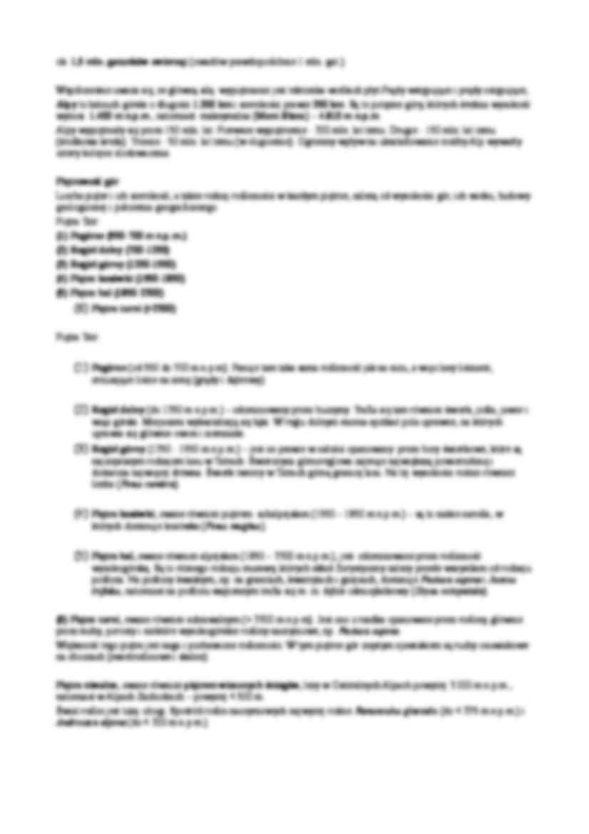 Biomy leśne - omówienie - strona 3