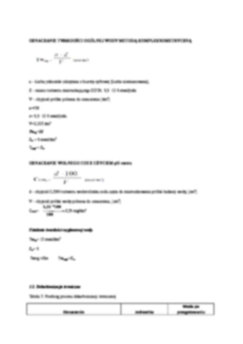 Sprawozdanie - dekarbonizacja wody - strona 3