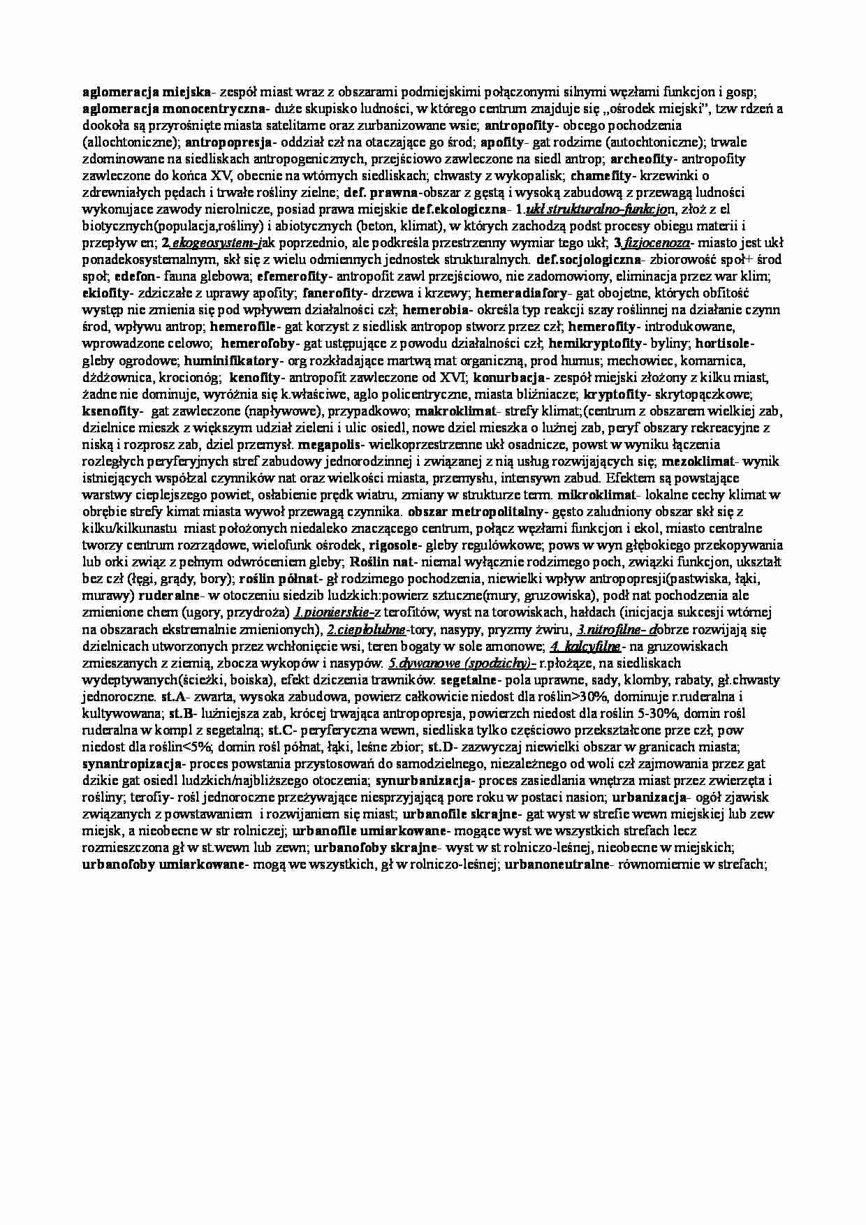 Definicje na kolokwium - strona 1