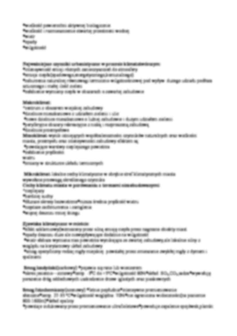 Ekologia obszarów zurbanizowanych - wykłady - strona 2