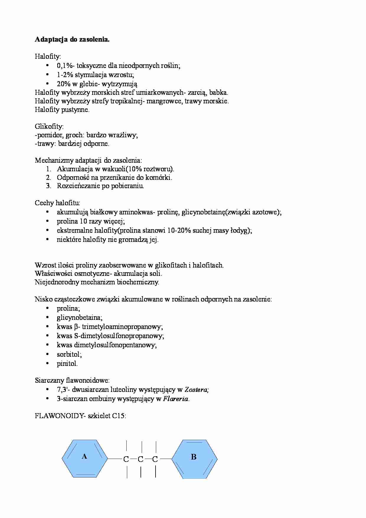 Adaptacja do zasolenia - strona 1